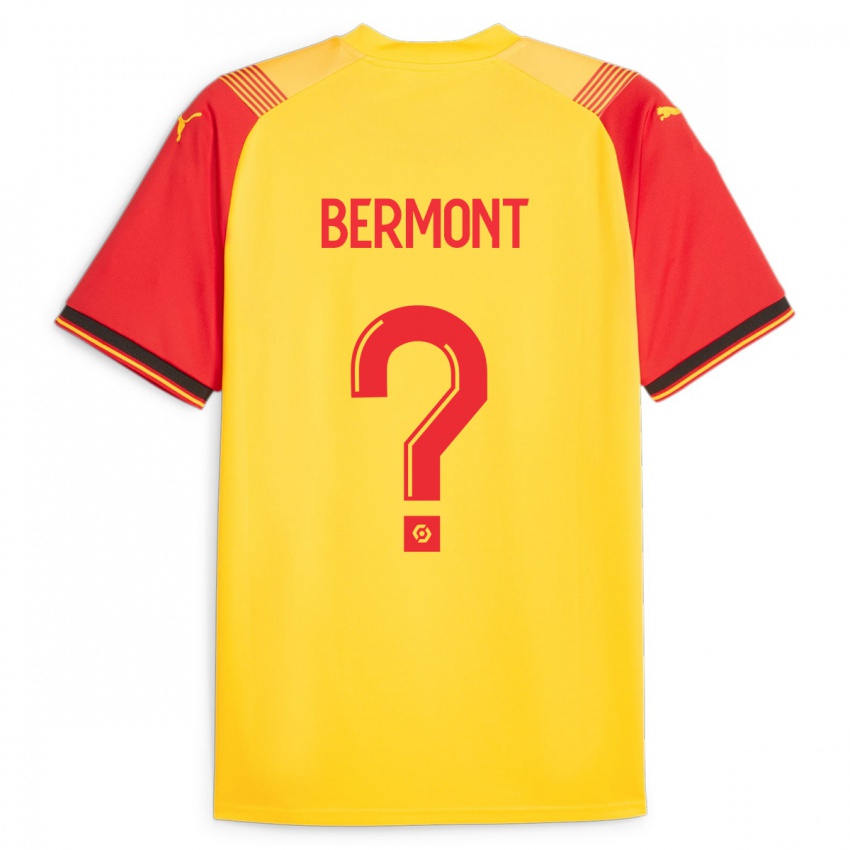 Mujer Camiseta Anthony Bermont #0 Amarillo 1ª Equipación 2023/24 La Camisa