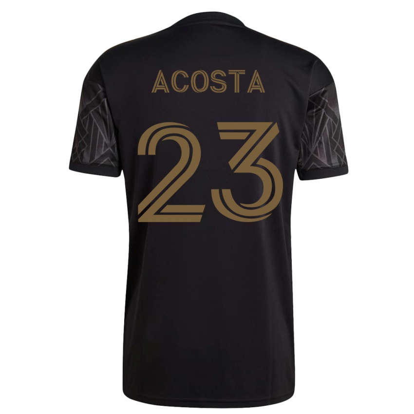 Mujer Camiseta Kellyn Acosta #23 Negro 1ª Equipación 2023/24 La Camisa