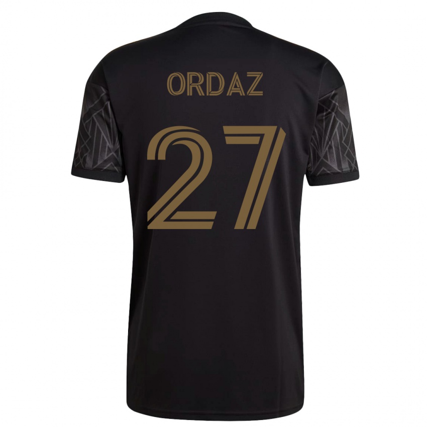Mujer Camiseta Nathan Ordaz #27 Negro 1ª Equipación 2023/24 La Camisa