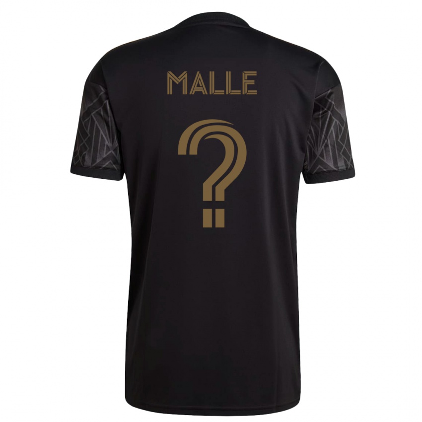 Mujer Camiseta Ladji Mallé #0 Negro 1ª Equipación 2023/24 La Camisa