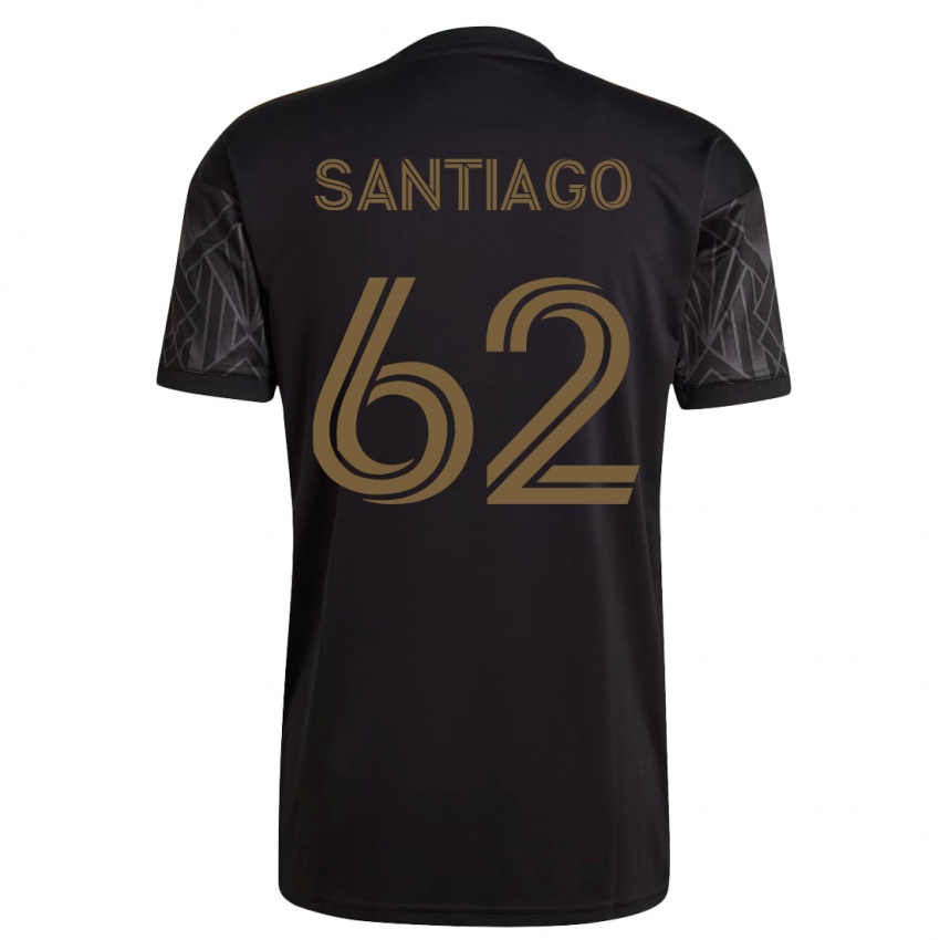 Mujer Camiseta Joshua Santiago #62 Negro 1ª Equipación 2023/24 La Camisa