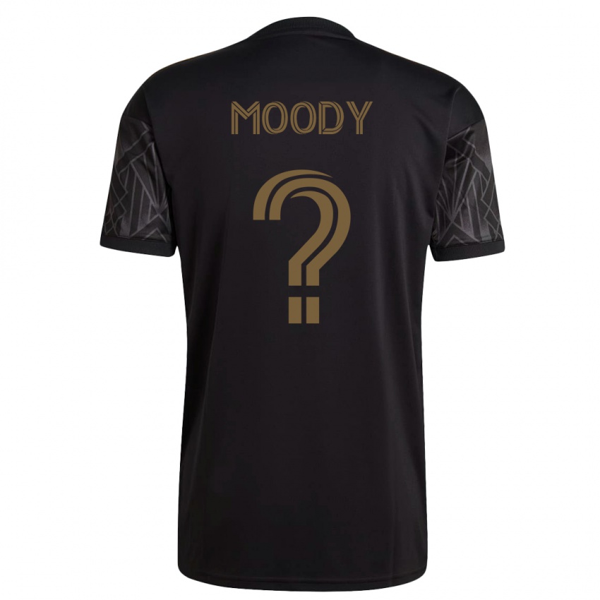 Mujer Camiseta Noah Moody #0 Negro 1ª Equipación 2023/24 La Camisa