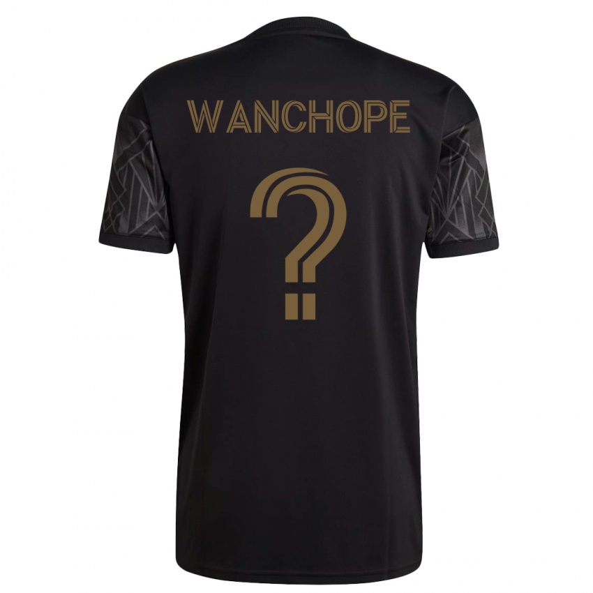 Mujer Camiseta Matías Wanchope #0 Negro 1ª Equipación 2023/24 La Camisa