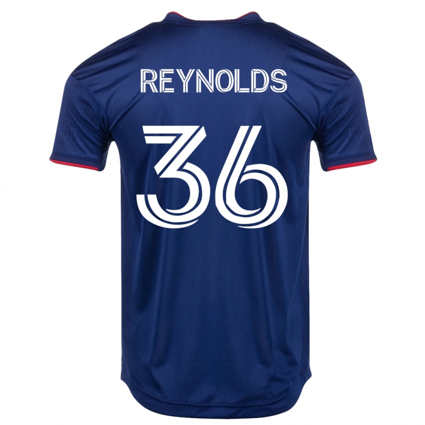 Mujer Camiseta Justin Reynolds #36 Armada 1ª Equipación 2023/24 La Camisa