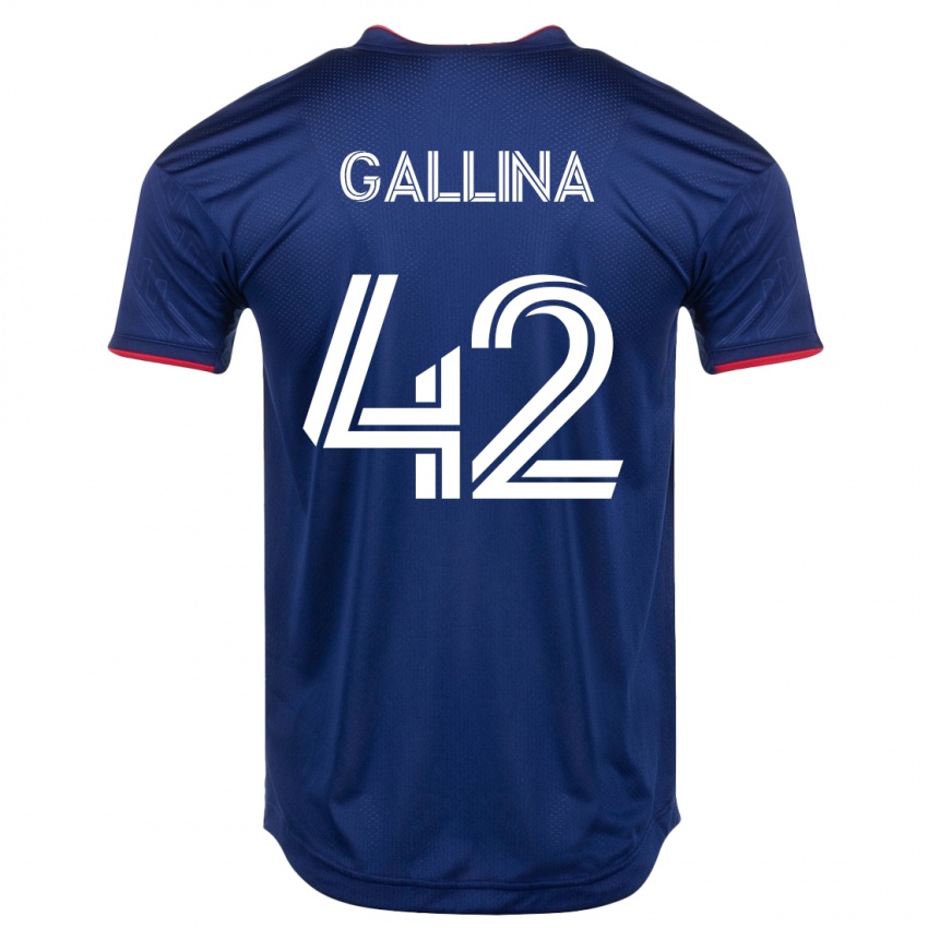 Mujer Camiseta Henrique Gallina #42 Armada 1ª Equipación 2023/24 La Camisa