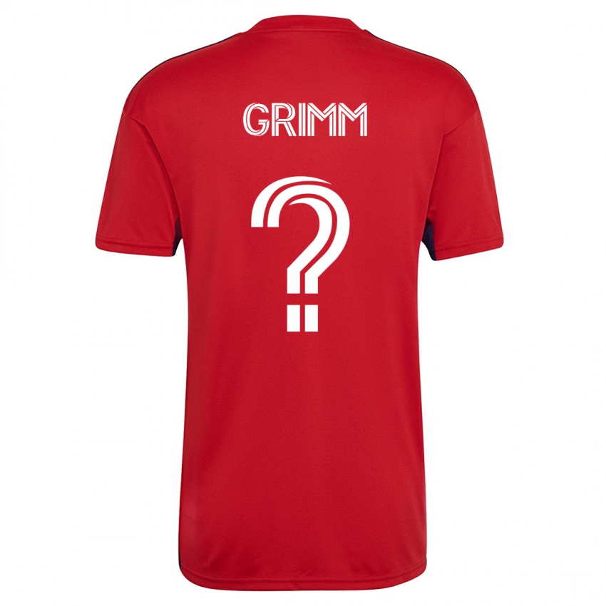Mujer Camiseta Mason Grimm #0 Rojo 1ª Equipación 2023/24 La Camisa