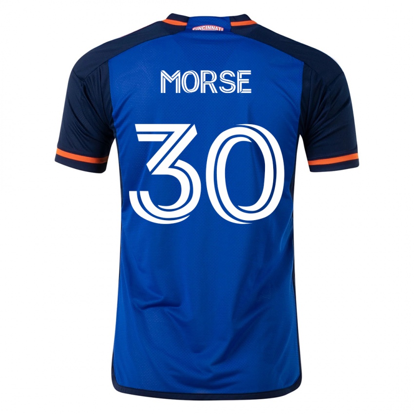 Mujer Camiseta Hunter Morse #30 Azul 1ª Equipación 2023/24 La Camisa