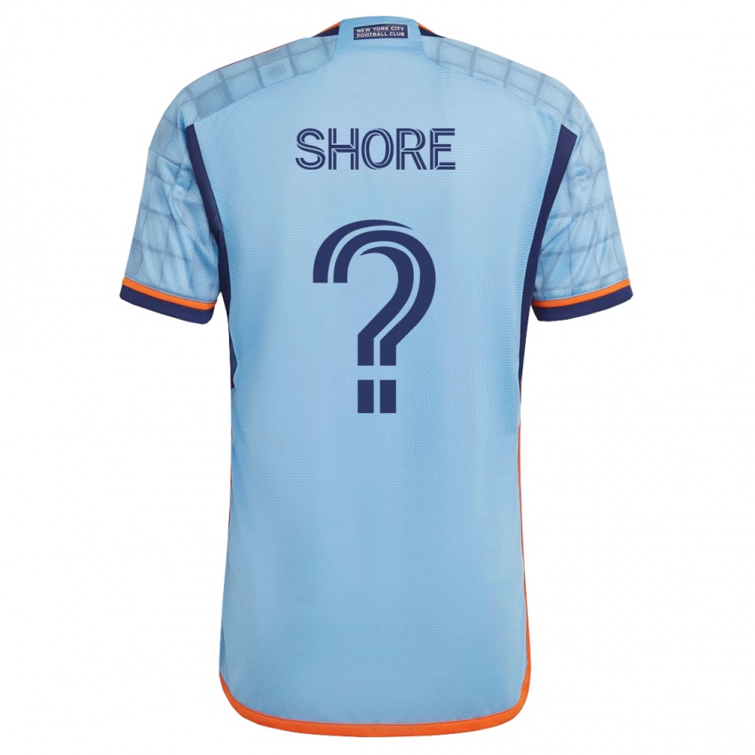 Mujer Camiseta Jonathan Shore #0 Azul 1ª Equipación 2023/24 La Camisa