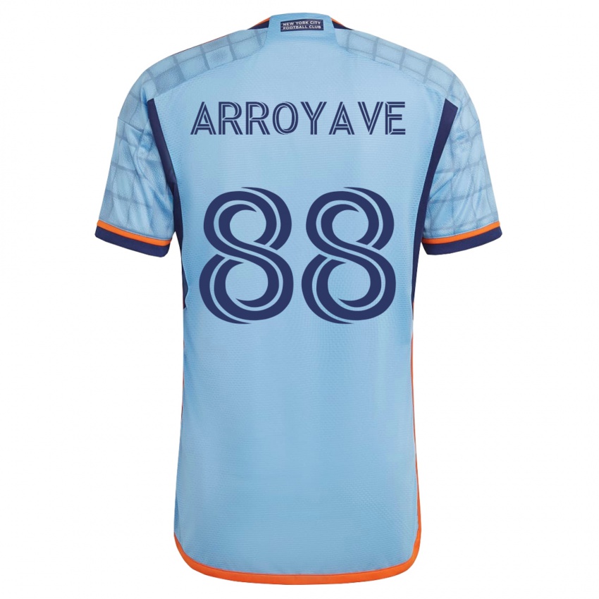 Mujer Camiseta Jacob Arroyave #88 Azul 1ª Equipación 2023/24 La Camisa