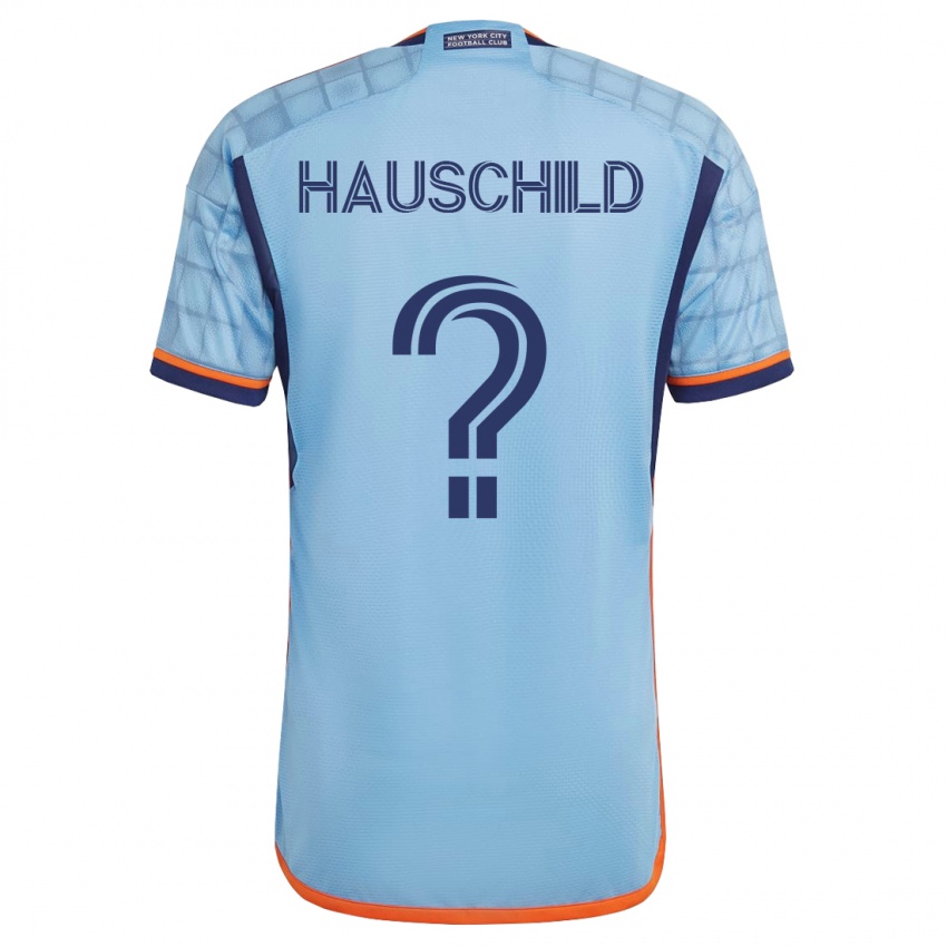Mujer Camiseta Alexander Hauschild #0 Azul 1ª Equipación 2023/24 La Camisa