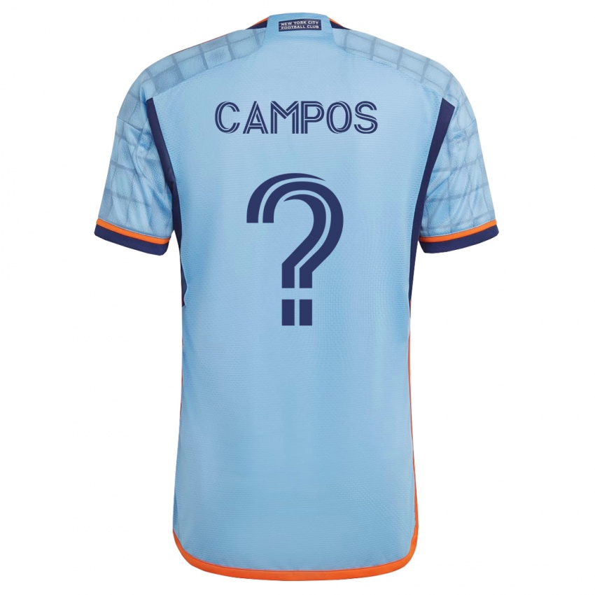 Mujer Camiseta Adonis Campos #0 Azul 1ª Equipación 2023/24 La Camisa