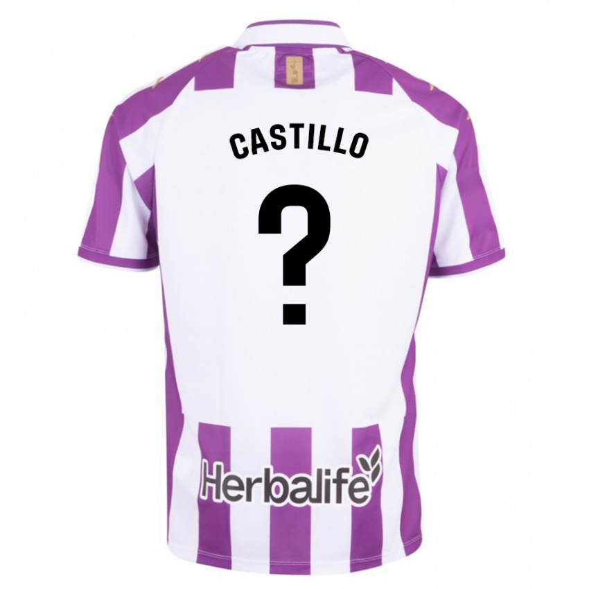 Mujer Camiseta Gonzalo Castillo #0 Morado 1ª Equipación 2023/24 La Camisa