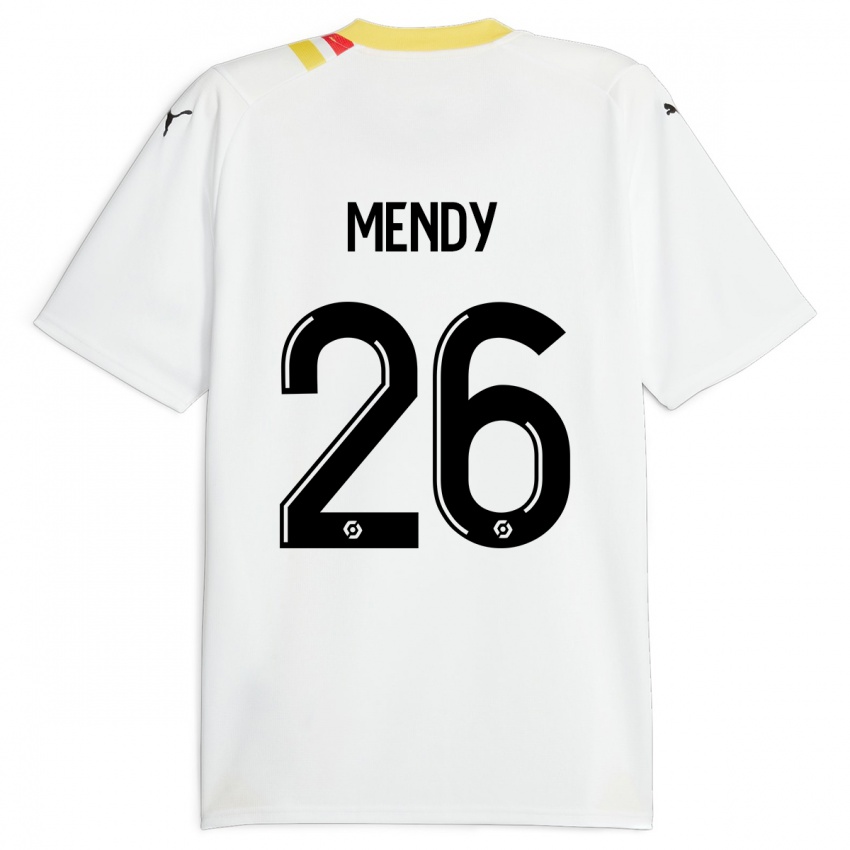 Mujer Camiseta Nampalys Mendy #26 Negro 2ª Equipación 2023/24 La Camisa