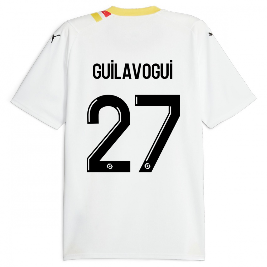 Mujer Camiseta Morgan Guilavogui #27 Negro 2ª Equipación 2023/24 La Camisa