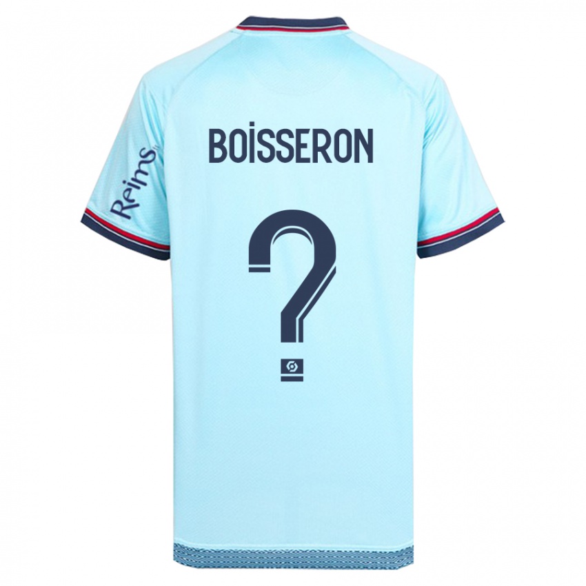 Mujer Camiseta Jawad Boisseron #0 Cielo Azul 2ª Equipación 2023/24 La Camisa