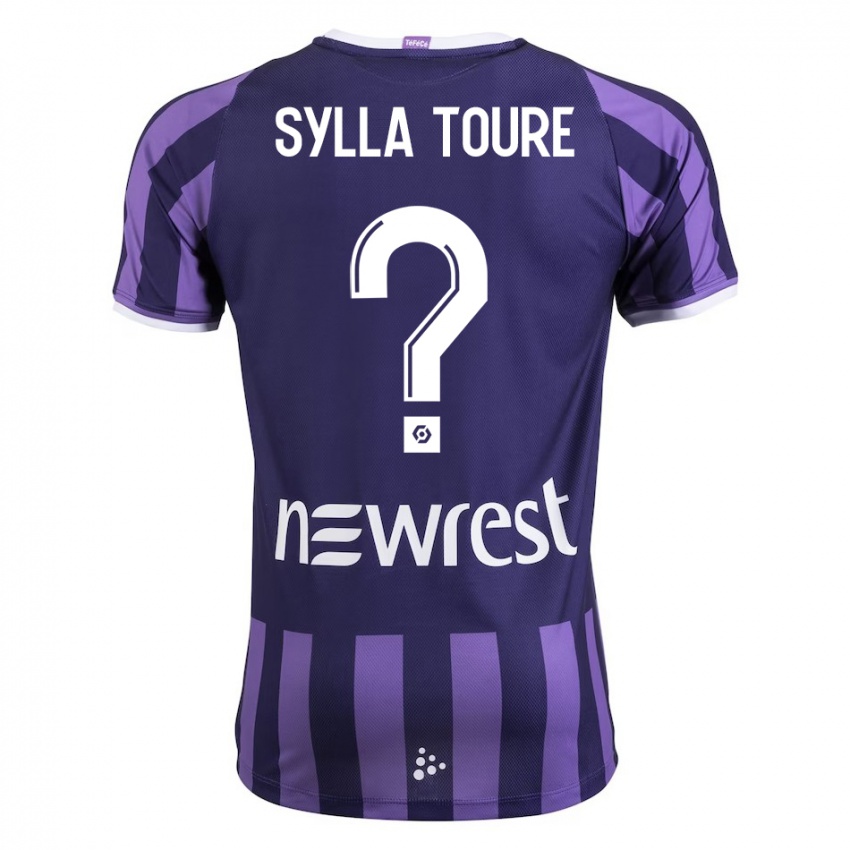 Mujer Camiseta Ismael Sylla Touré #0 Morado 2ª Equipación 2023/24 La Camisa