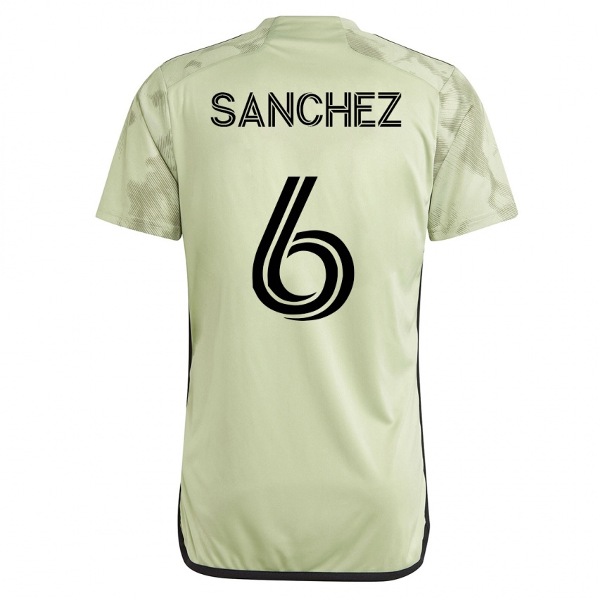 Mujer Camiseta Ilie Sánchez #6 Verde 2ª Equipación 2023/24 La Camisa