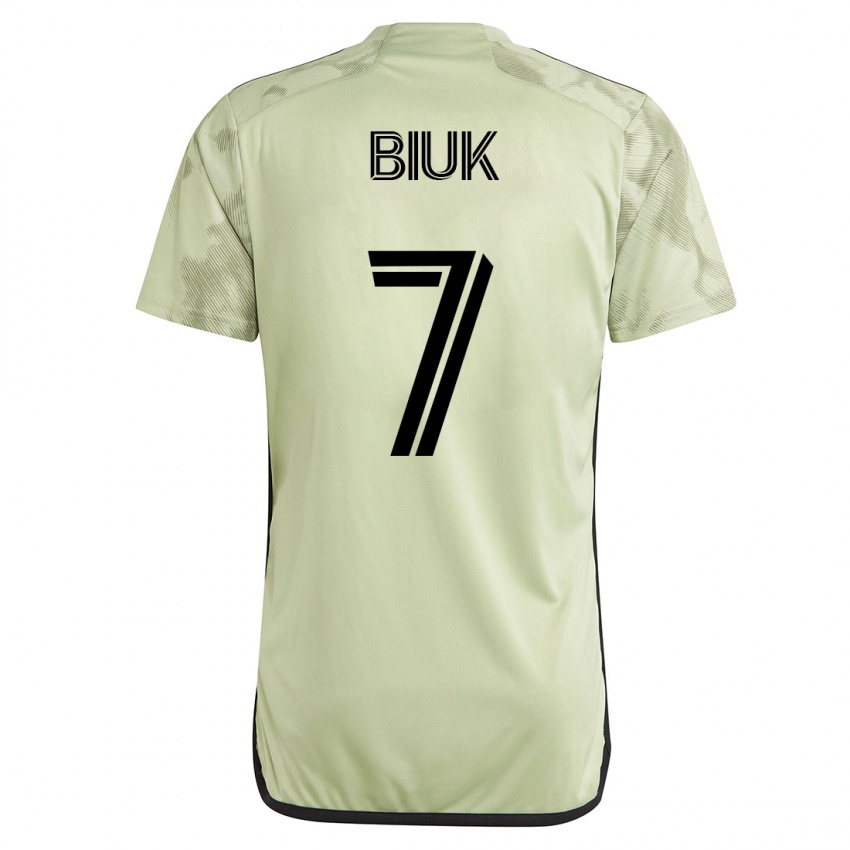 Mujer Camiseta Stipe Biuk #7 Verde 2ª Equipación 2023/24 La Camisa