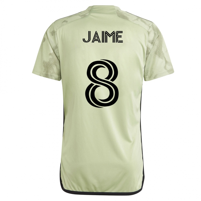 Mujer Camiseta Christopher Jaime #8 Verde 2ª Equipación 2023/24 La Camisa