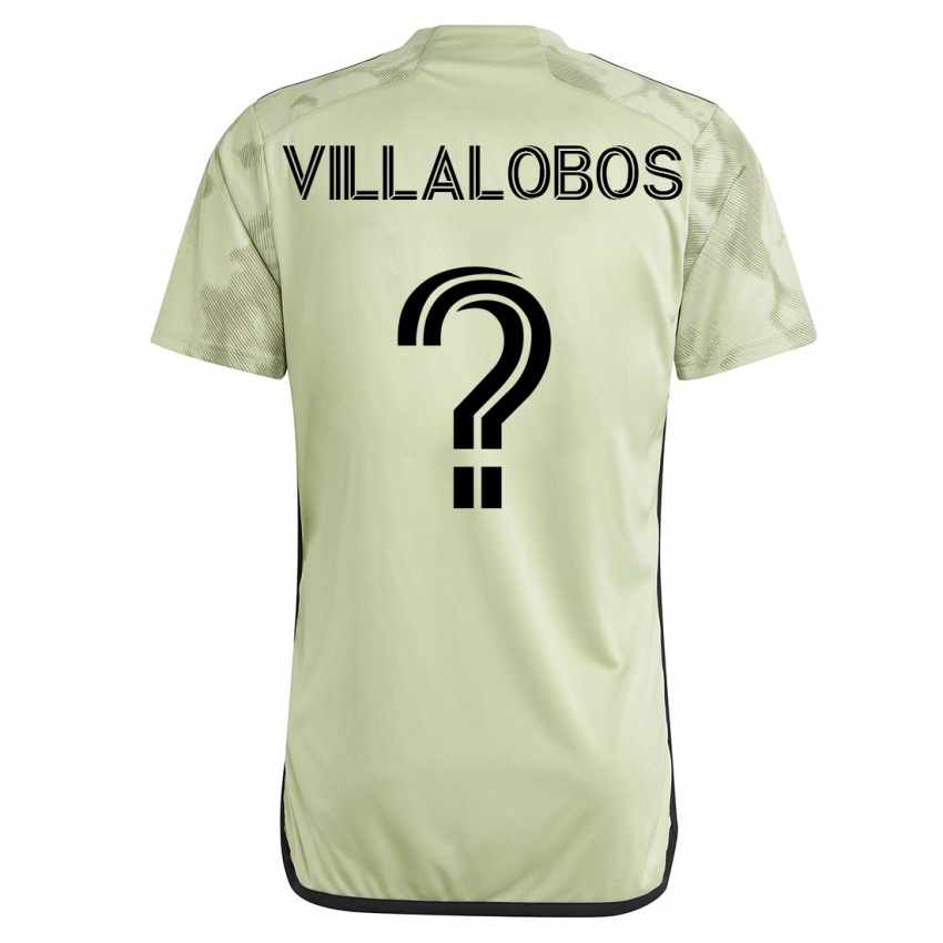 Mujer Camiseta Kristian Villalobos #0 Verde 2ª Equipación 2023/24 La Camisa