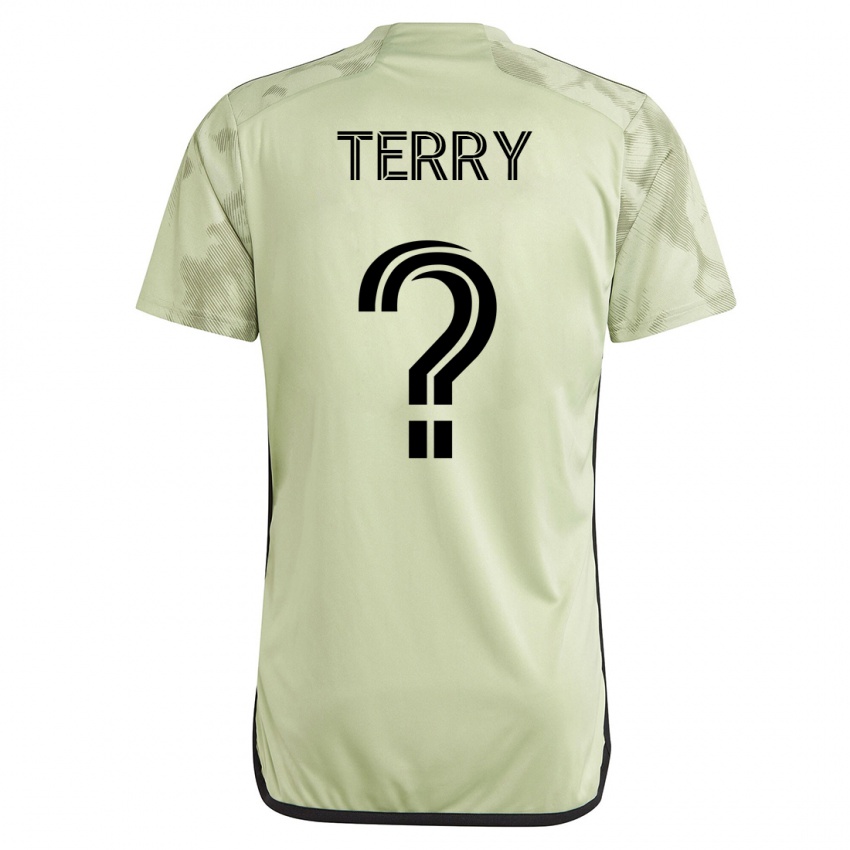 Mujer Camiseta Jude Terry #0 Verde 2ª Equipación 2023/24 La Camisa
