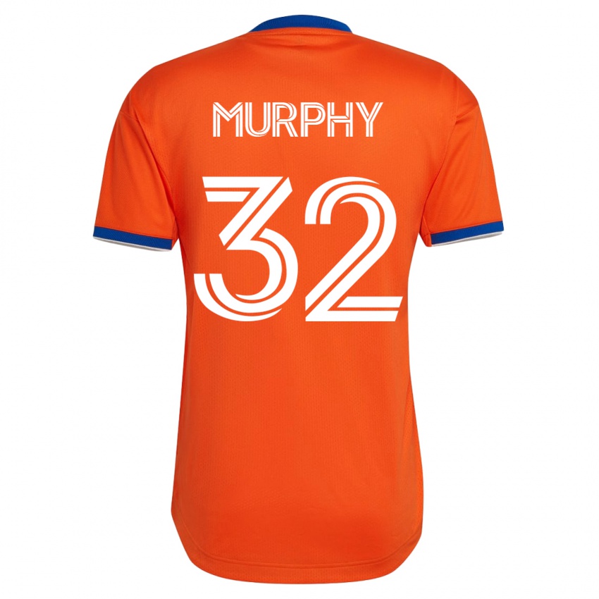 Mujer Camiseta Ian Murphy #32 Blanco 2ª Equipación 2023/24 La Camisa