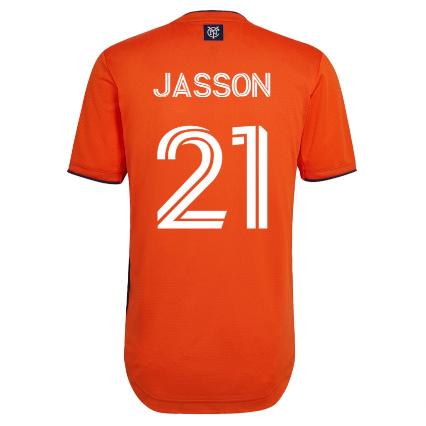 Mujer Camiseta Andres Jasson #21 Negro 2ª Equipación 2023/24 La Camisa