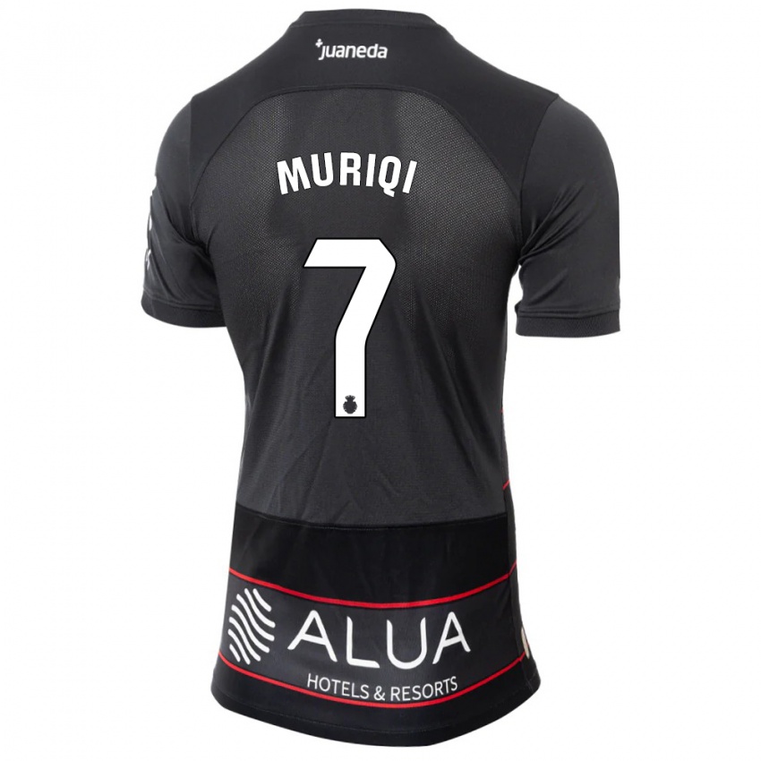 Mujer Camiseta Vedat Muriqi #7 Negro 2ª Equipación 2023/24 La Camisa
