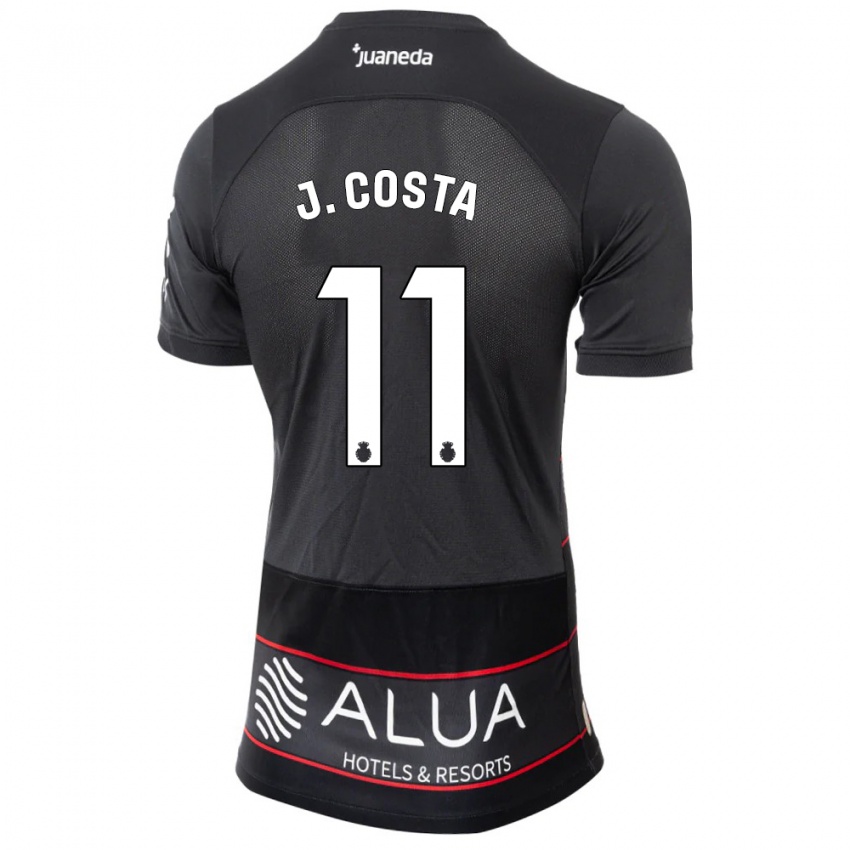 Mujer Camiseta Jaume Costa #11 Negro 2ª Equipación 2023/24 La Camisa