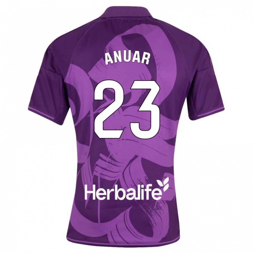 Mujer Camiseta Anuar #23 Violeta 2ª Equipación 2023/24 La Camisa