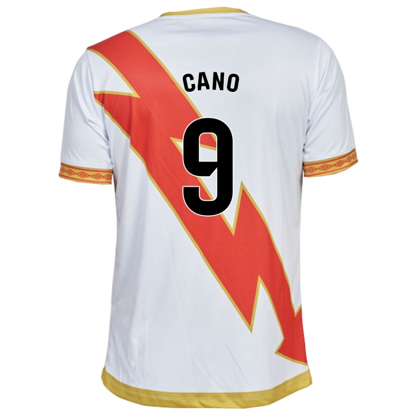 Niño Camiseta Joselu Cano #9 Blanco 1ª Equipación 2023/24 La Camisa