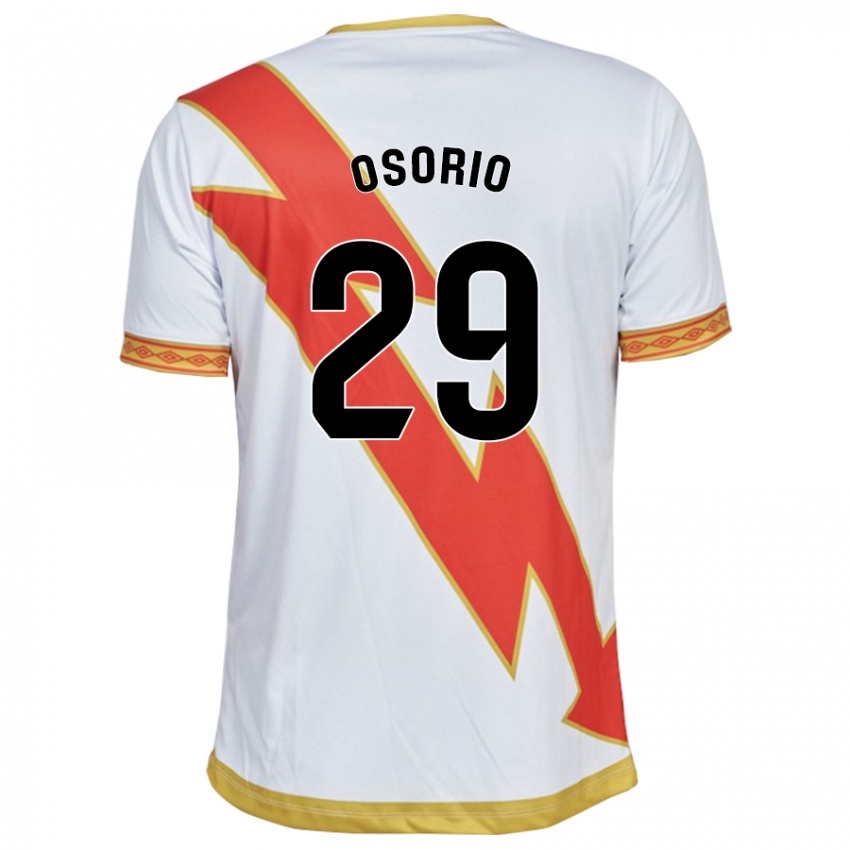 Niño Camiseta Irene Osorio Bosqued #29 Blanco 1ª Equipación 2023/24 La Camisa