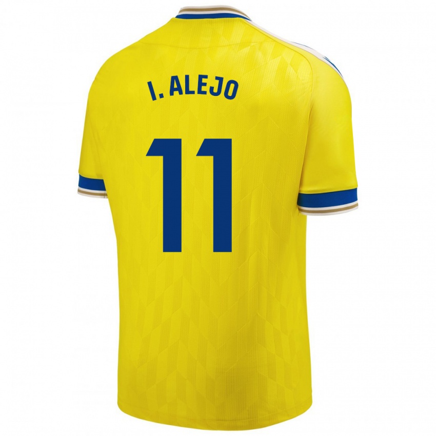 Niño Camiseta Iván Alejo #11 Amarillo 1ª Equipación 2023/24 La Camisa