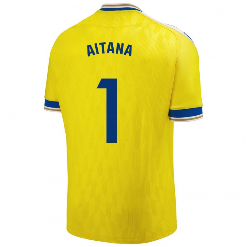 Niño Camiseta Aitana #1 Amarillo 1ª Equipación 2023/24 La Camisa