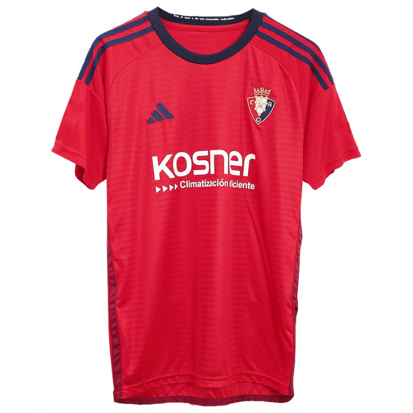 Niño Camiseta Leyre Fernández Sánchez #15 Rojo 1ª Equipación 2023/24 La Camisa