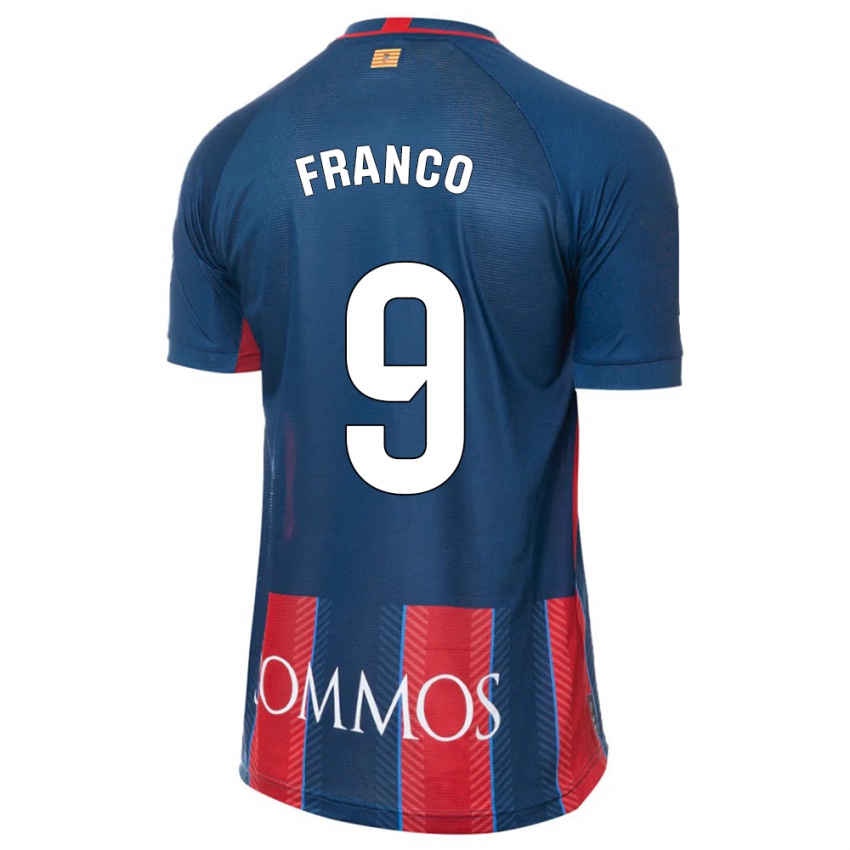 Niño Camiseta Santi Franco #9 Armada 1ª Equipación 2023/24 La Camisa