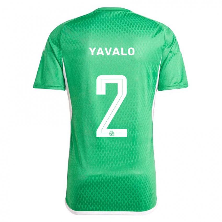 Niño Camiseta Gatachao Yavalo #2 Blanco Azul 1ª Equipación 2023/24 La Camisa