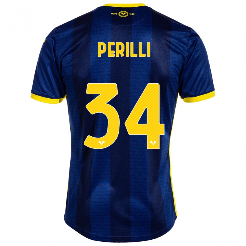 Niño Camiseta Simone Perilli #34 Armada 1ª Equipación 2023/24 La Camisa