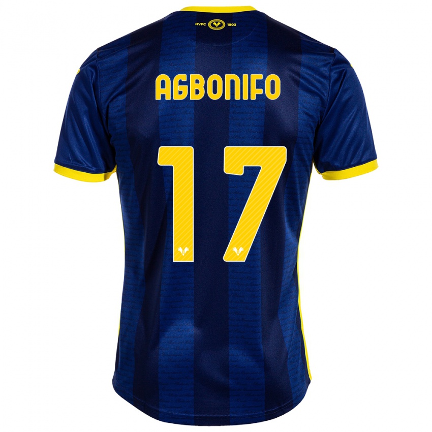 Niño Camiseta Richi Agbonifo #17 Armada 1ª Equipación 2023/24 La Camisa