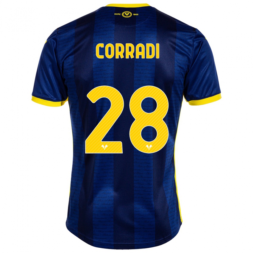 Niño Camiseta Christian Corradi #28 Armada 1ª Equipación 2023/24 La Camisa