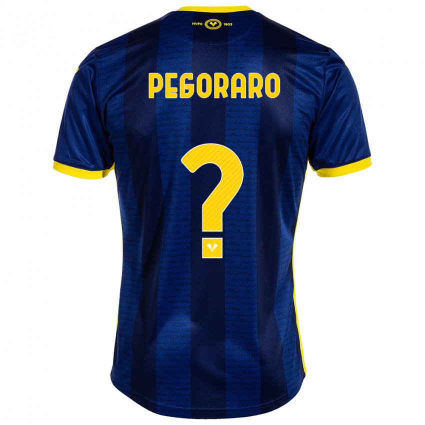 Niño Camiseta Leonardo Pegoraro #0 Armada 1ª Equipación 2023/24 La Camisa