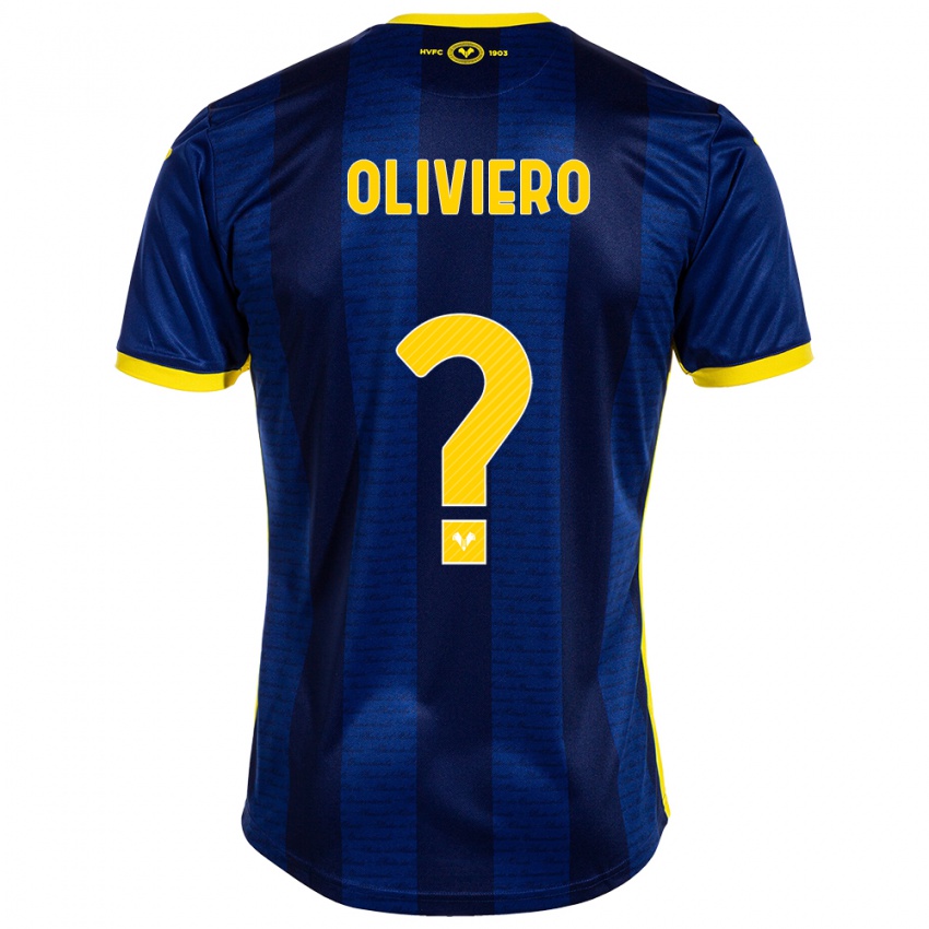 Niño Camiseta Davide Oliviero #0 Armada 1ª Equipación 2023/24 La Camisa