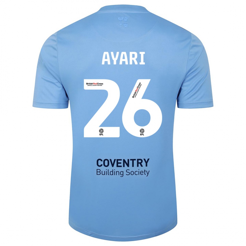 Niño Camiseta Yasin Ayari #26 Cielo Azul 1ª Equipación 2023/24 La Camisa