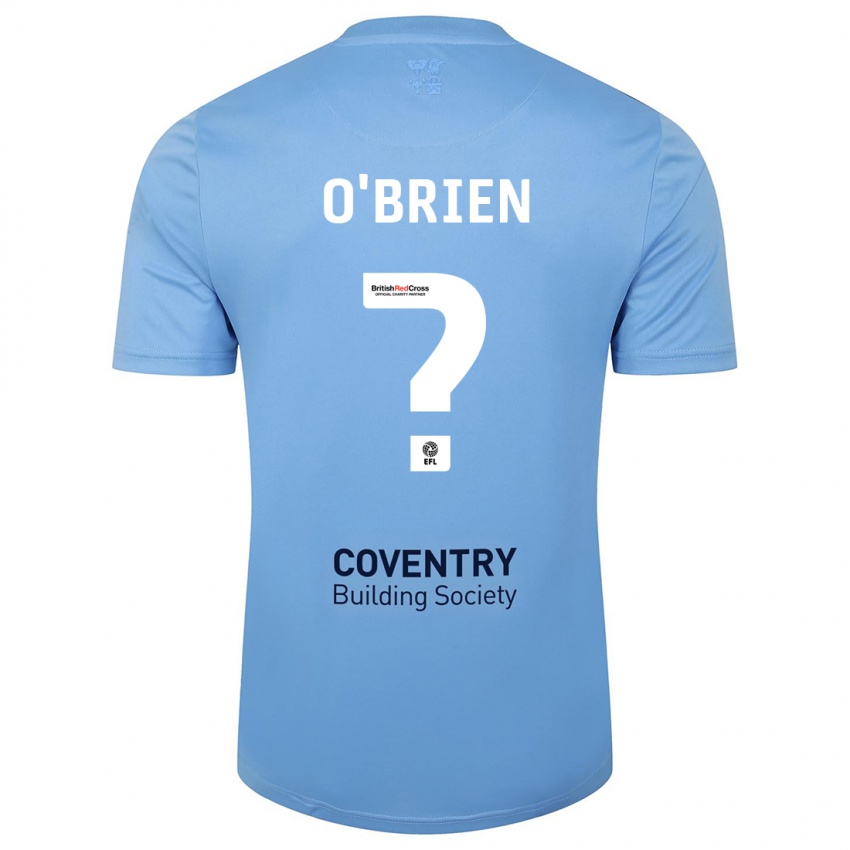 Niño Camiseta Fionn O'brien #0 Cielo Azul 1ª Equipación 2023/24 La Camisa