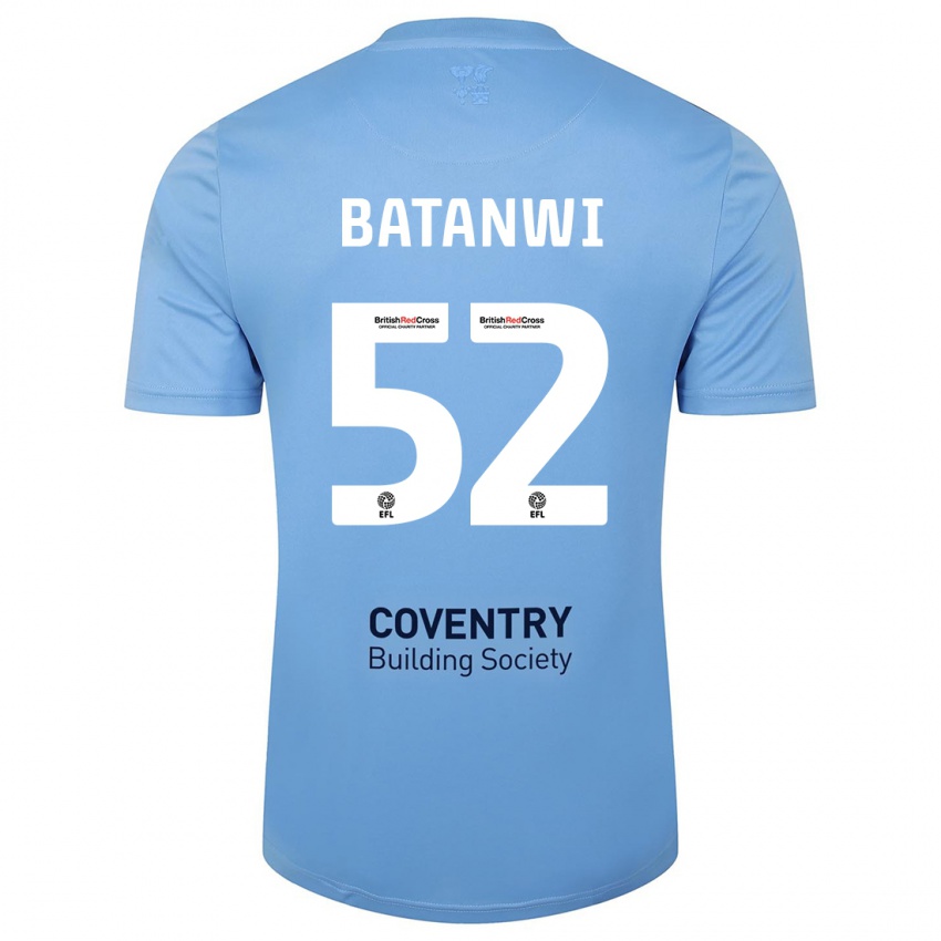 Niño Camiseta Tristen Batanwi #52 Cielo Azul 1ª Equipación 2023/24 La Camisa