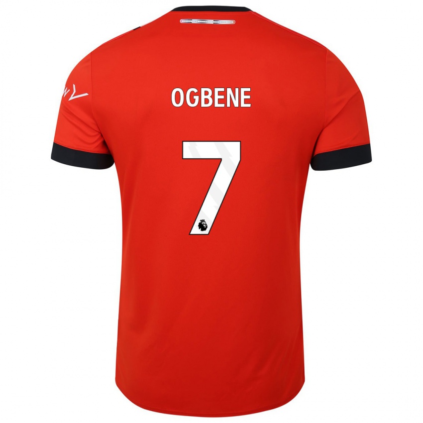 Niño Camiseta Chiedozie Ogbene #7 Rojo 1ª Equipación 2023/24 La Camisa