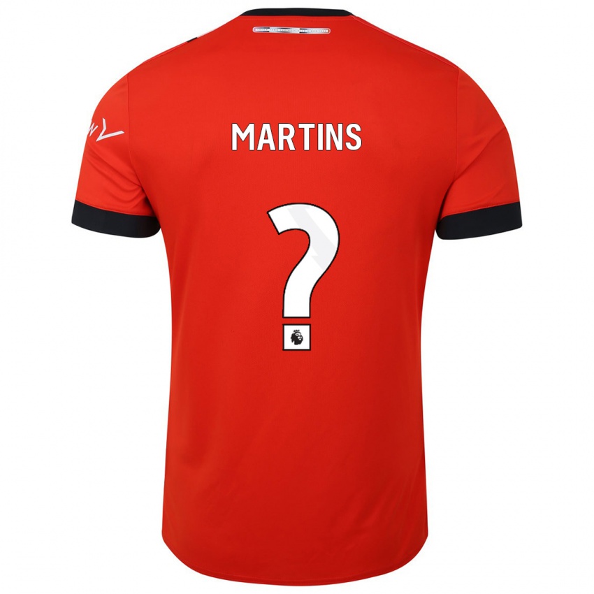 Niño Camiseta Dominic Dos Santos Martins #0 Rojo 1ª Equipación 2023/24 La Camisa