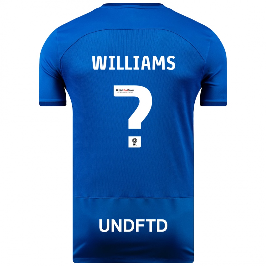 Niño Camiseta Pharell Williams #0 Azul 1ª Equipación 2023/24 La Camisa