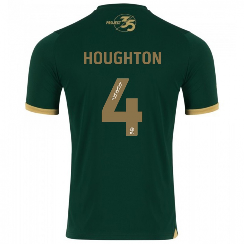 Niño Camiseta Jordan Houghton #4 Verde 1ª Equipación 2023/24 La Camisa