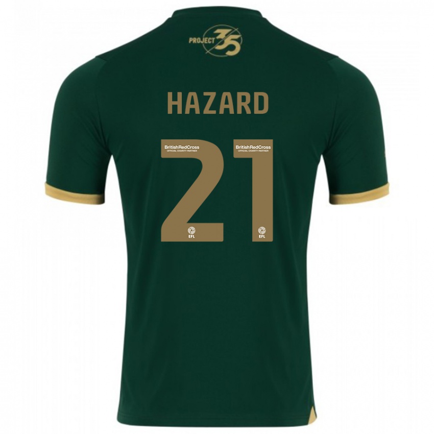 Niño Camiseta Conor Hazard #21 Verde 1ª Equipación 2023/24 La Camisa